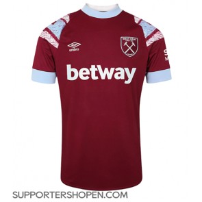 West Ham United Hemma Matchtröja 2022-23 Kortärmad